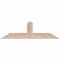 Ekena Millwork Portland Smooth Timber Gable Bracket, Douglas Fir, 36"W x 10"H x 1 1/2"D x 3 1/2"F, 7/12 Pitch GBW036X10X0204POR00SDF - alternate 1